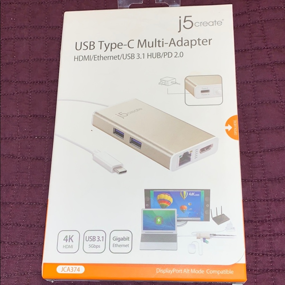 J5 usb type C-adapter